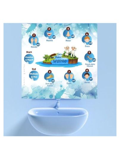 Water Proof Wudhu Sticker