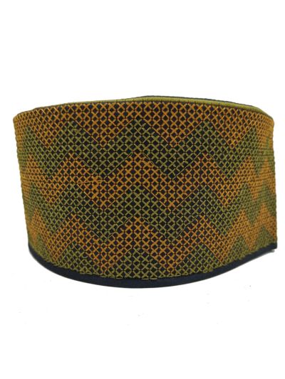Multi Color Omani Cap - 22.5 Inches
