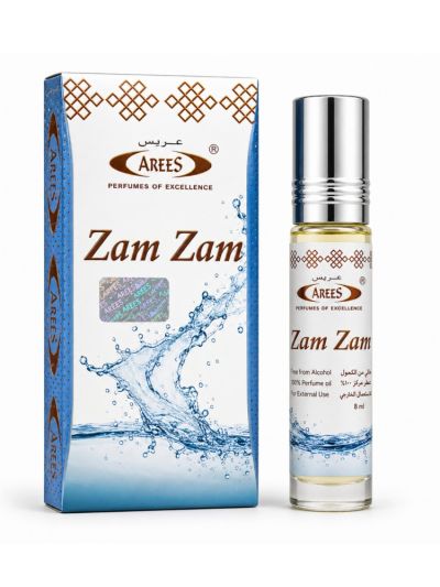 Arees Zam Zam | Fresh, Spiritual, Clean | Attar 8ml