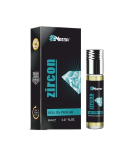 Meena Zircon Attar - 8ML (Silver Series)
